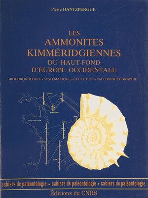 cover image of Les Ammonites kimméridgiennes du haut-fond d'Europe occidentale